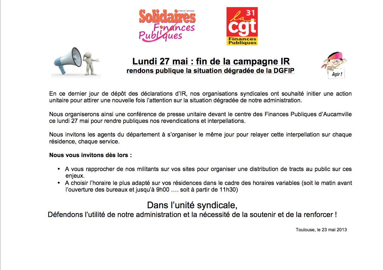 accès à l'affichette