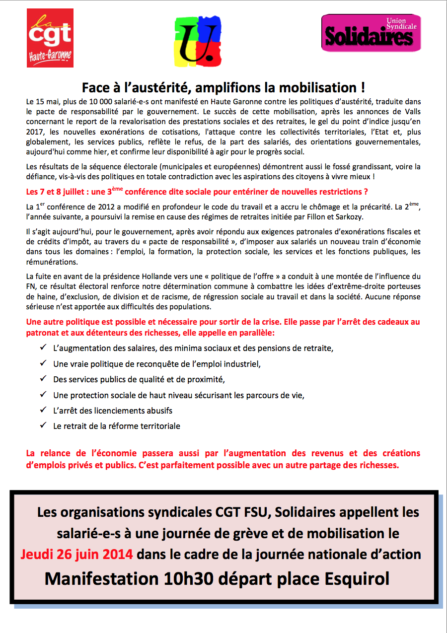 accès au tract