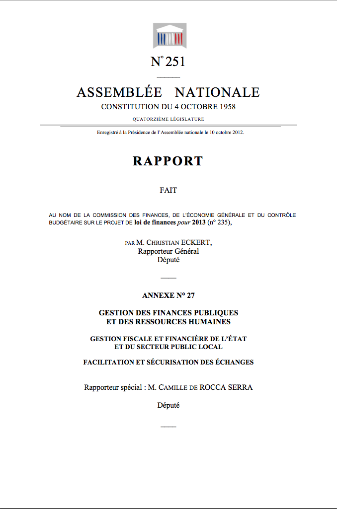 accès au rapport