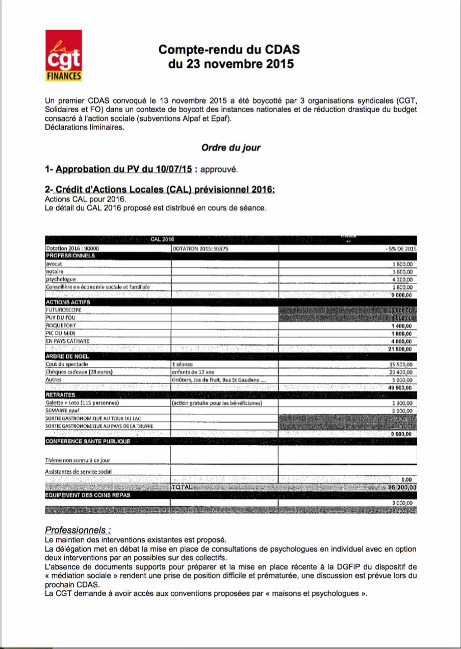 accès au compte-rendu