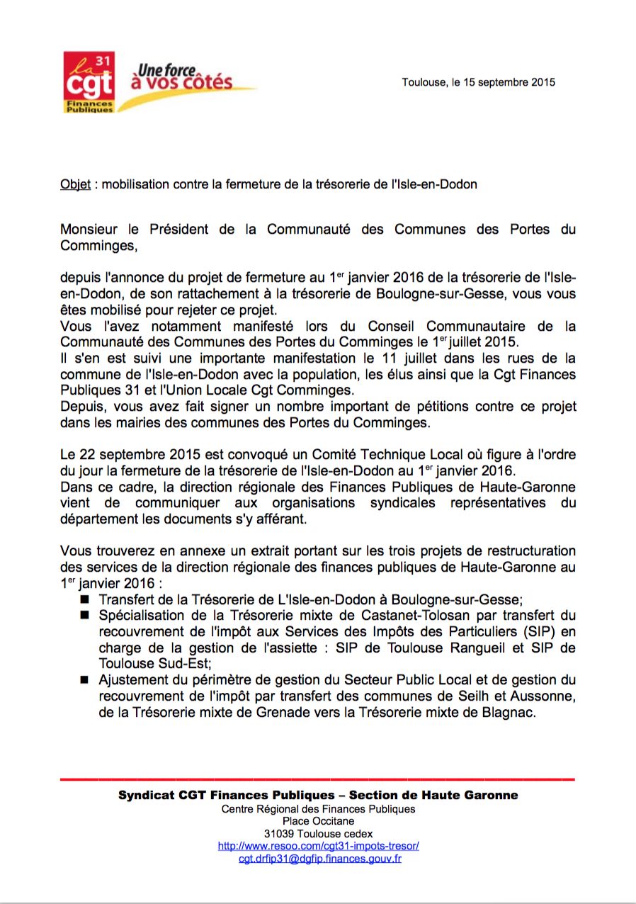 accès au courrier