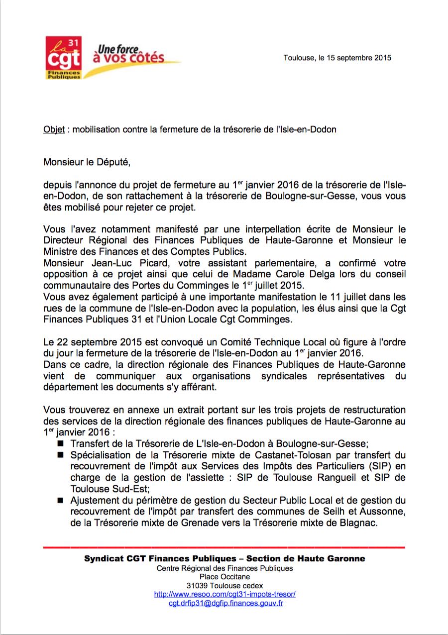 accès au courrier