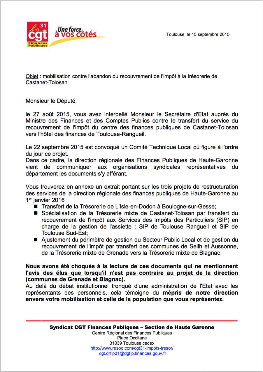 accès au courrier