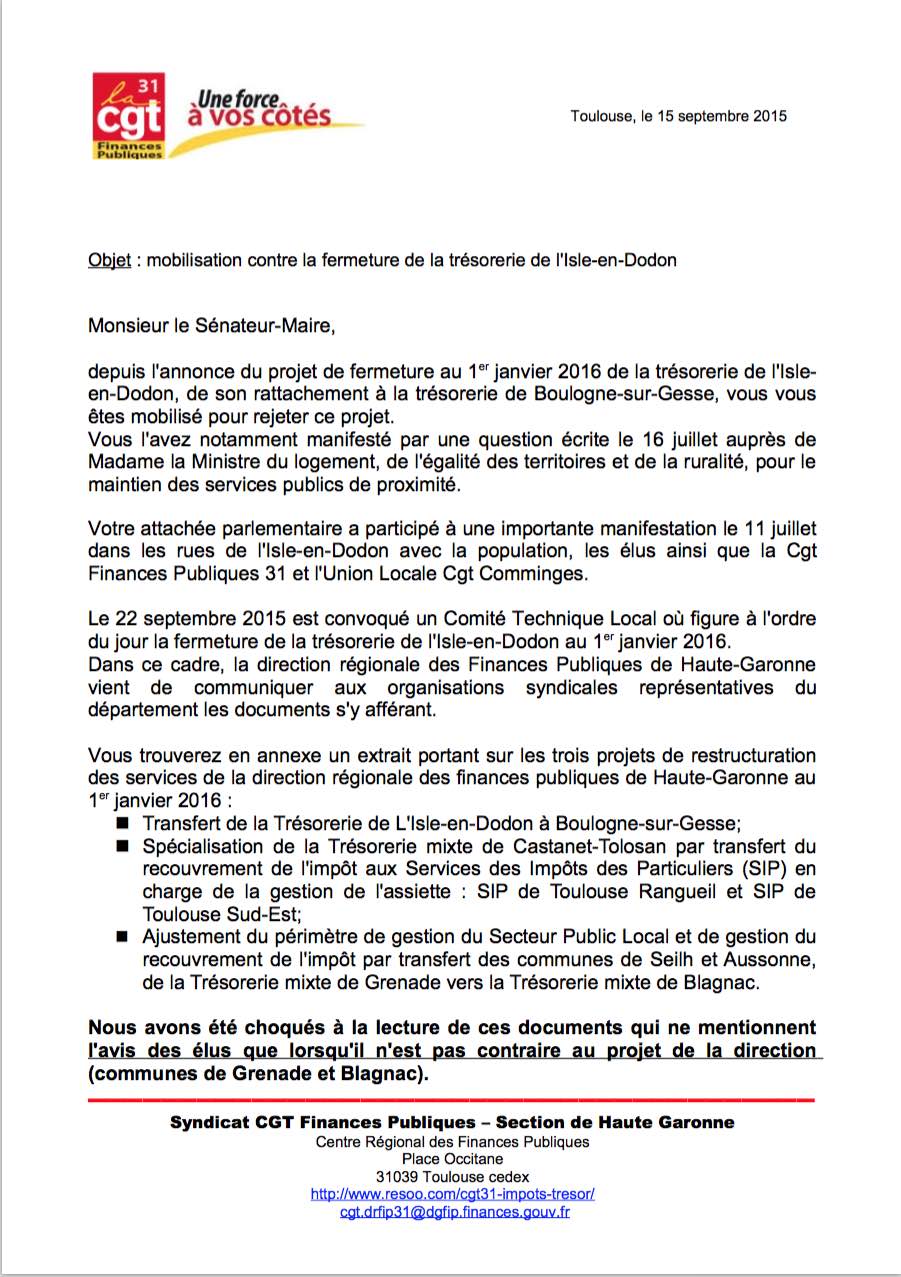 accès au courrier