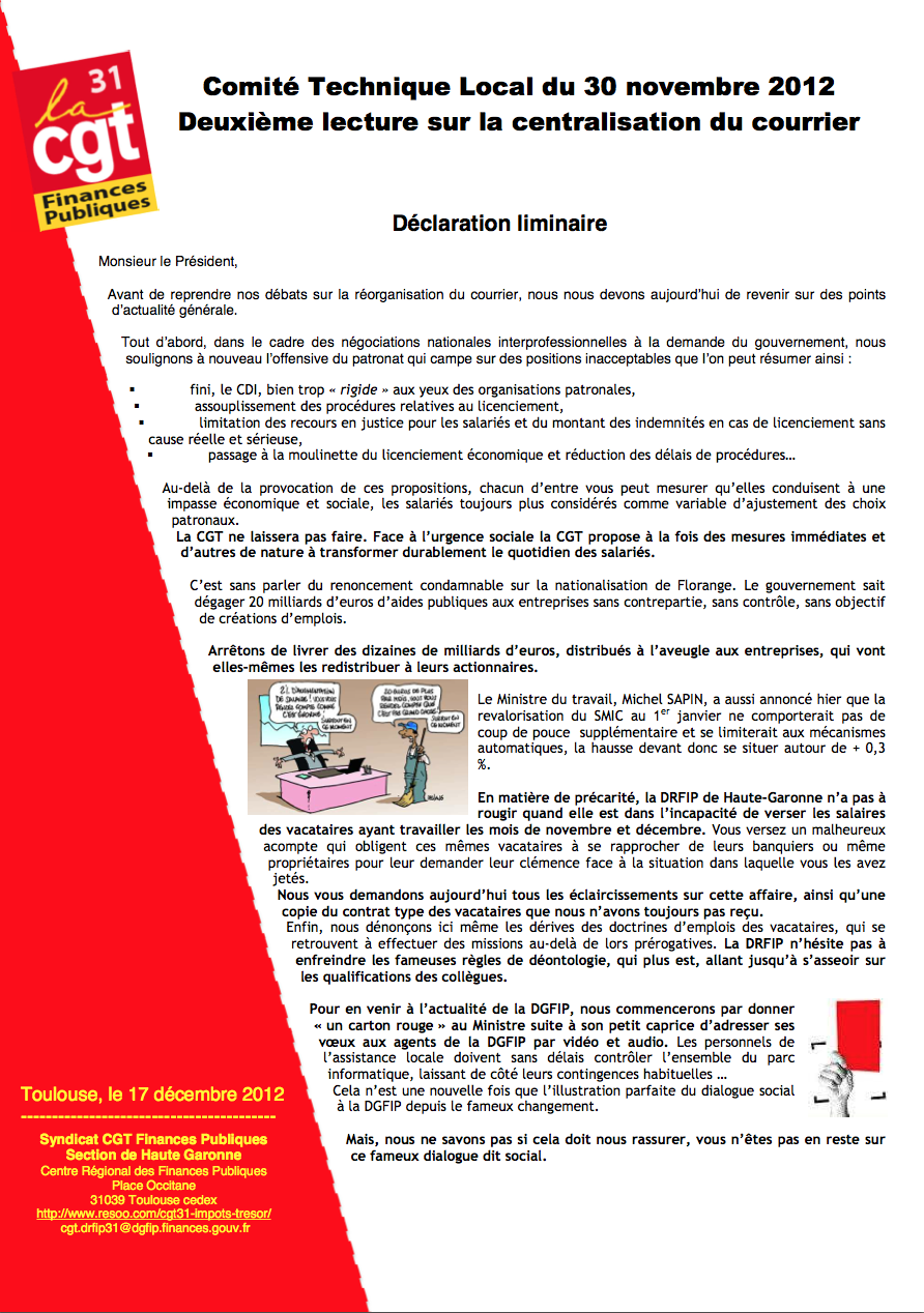 accès à la déclaration