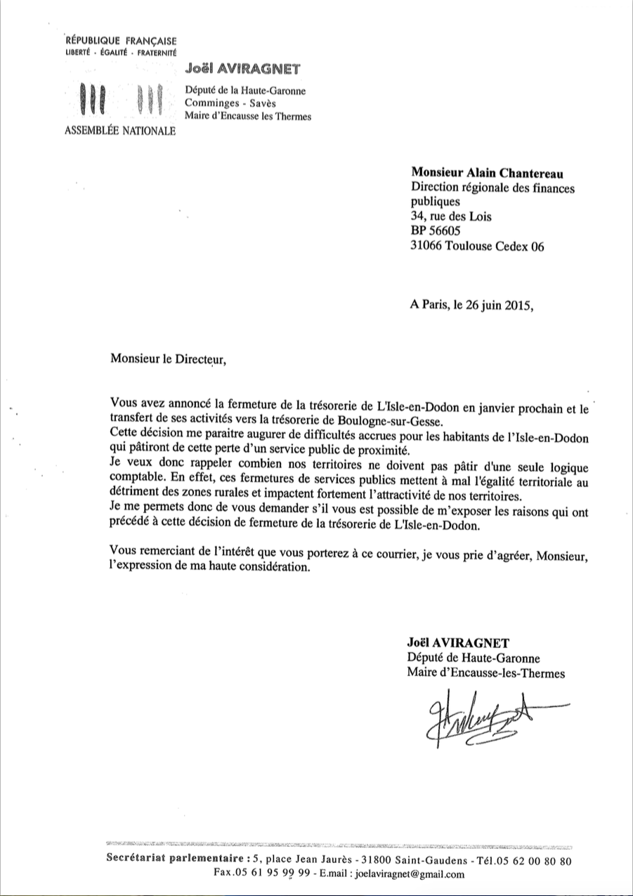 accès à la lettre