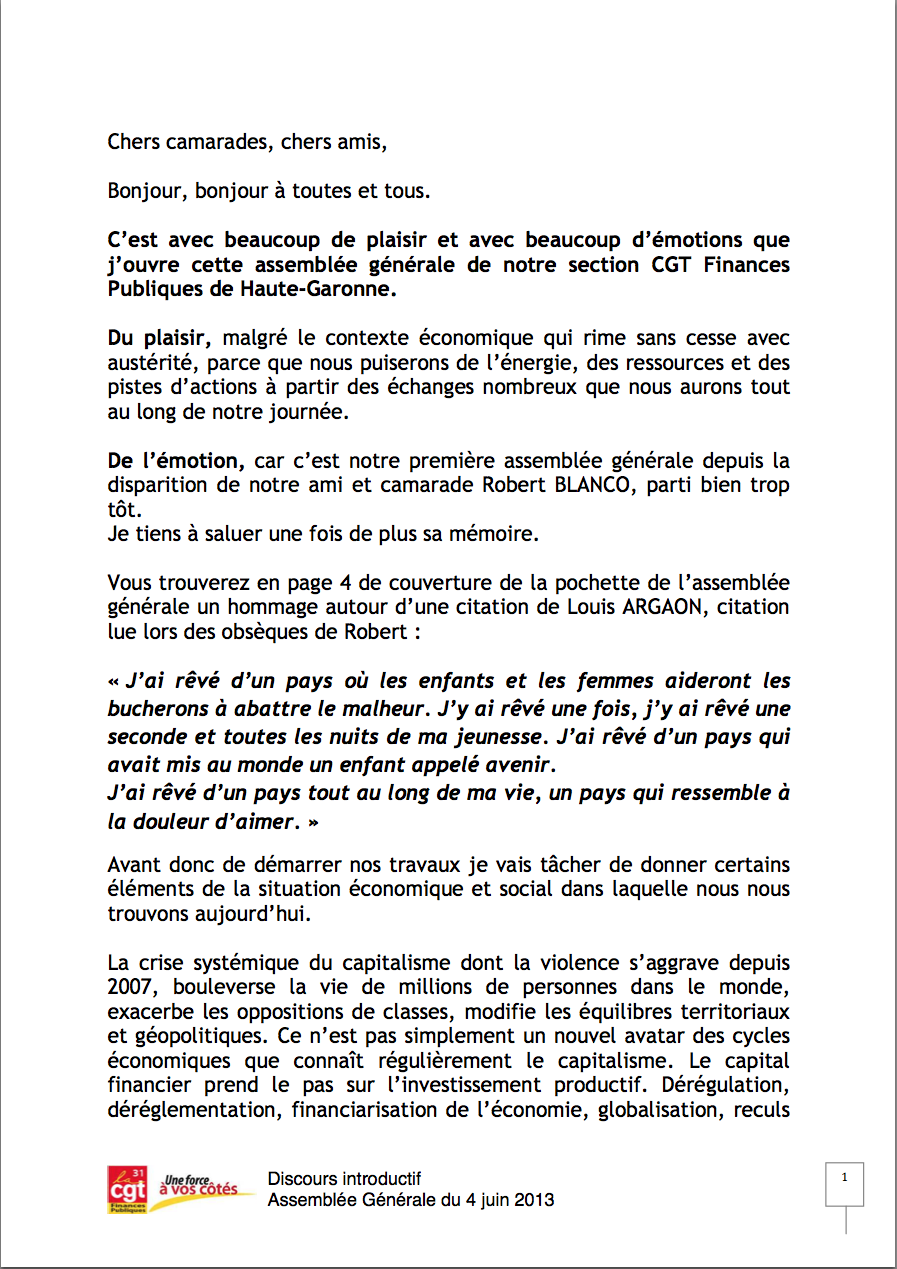 accès au discours