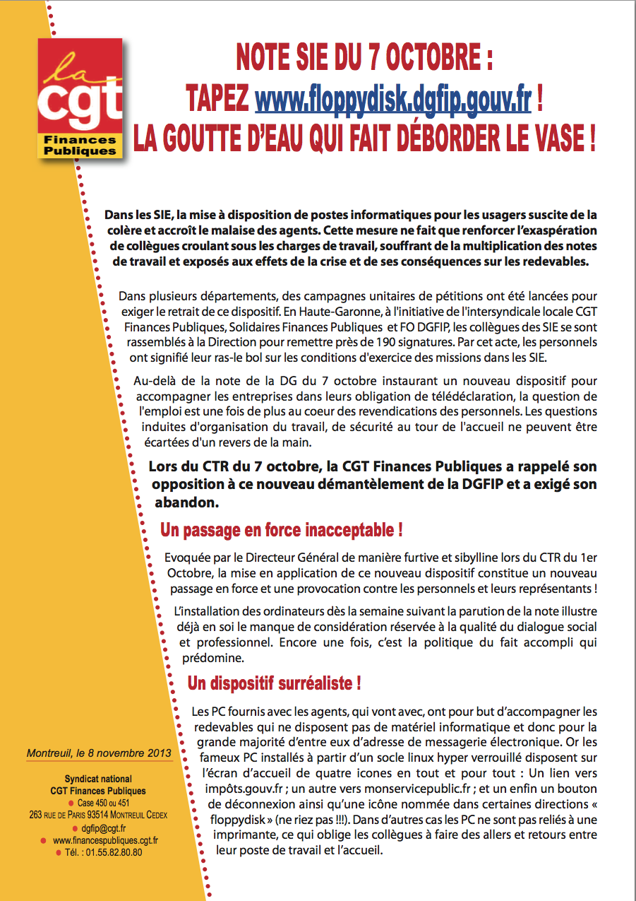 accès au tract