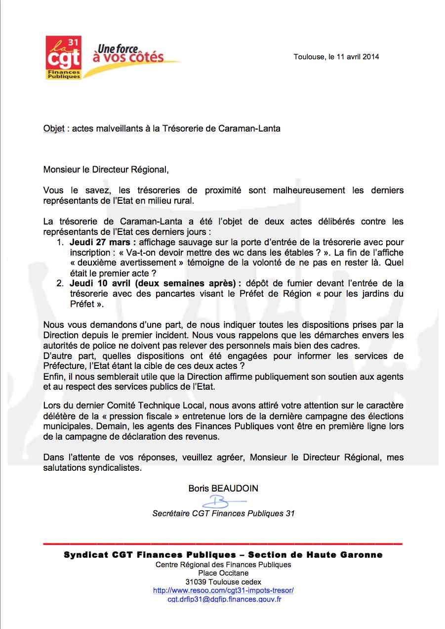 accès au courrier