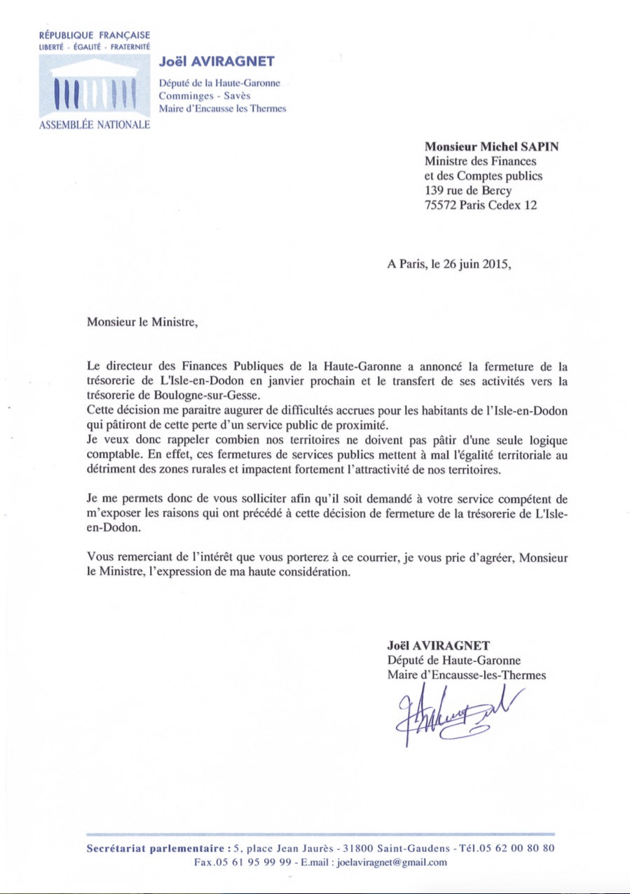 accès à la lettre