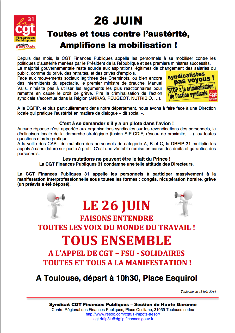 accès au tract