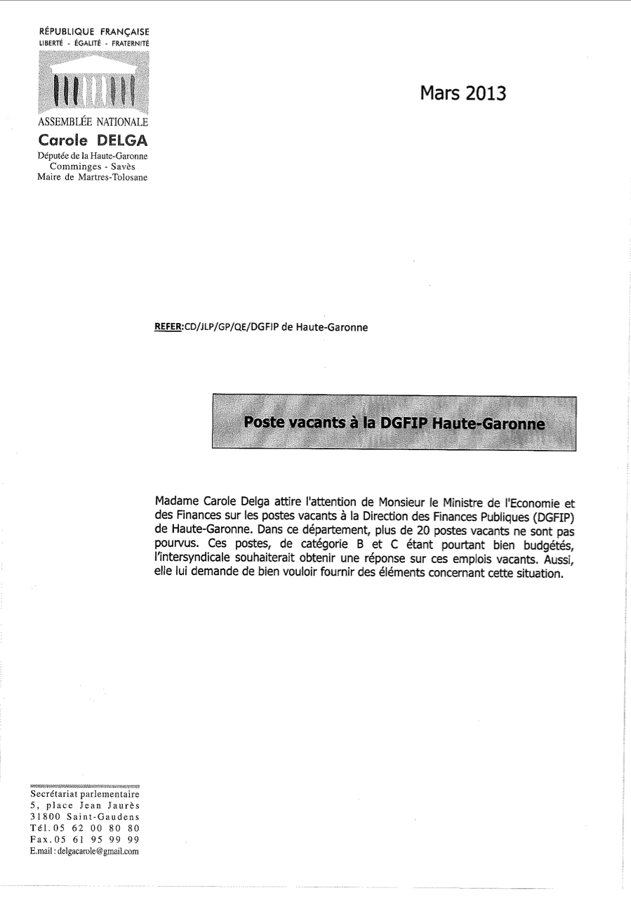 accès à la question