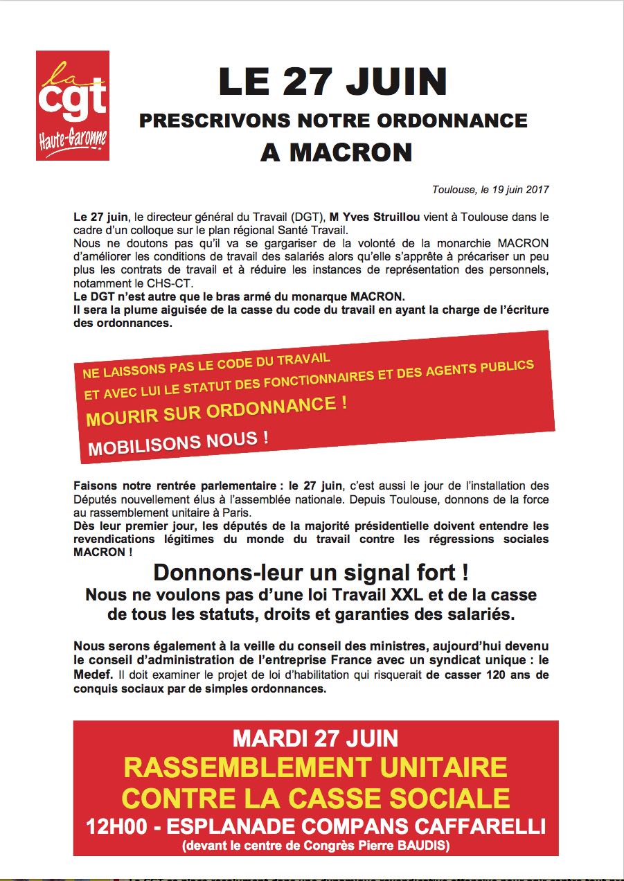 accès au tract