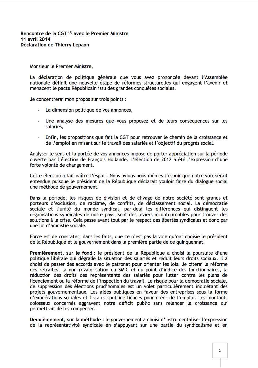 accès à la déclaration