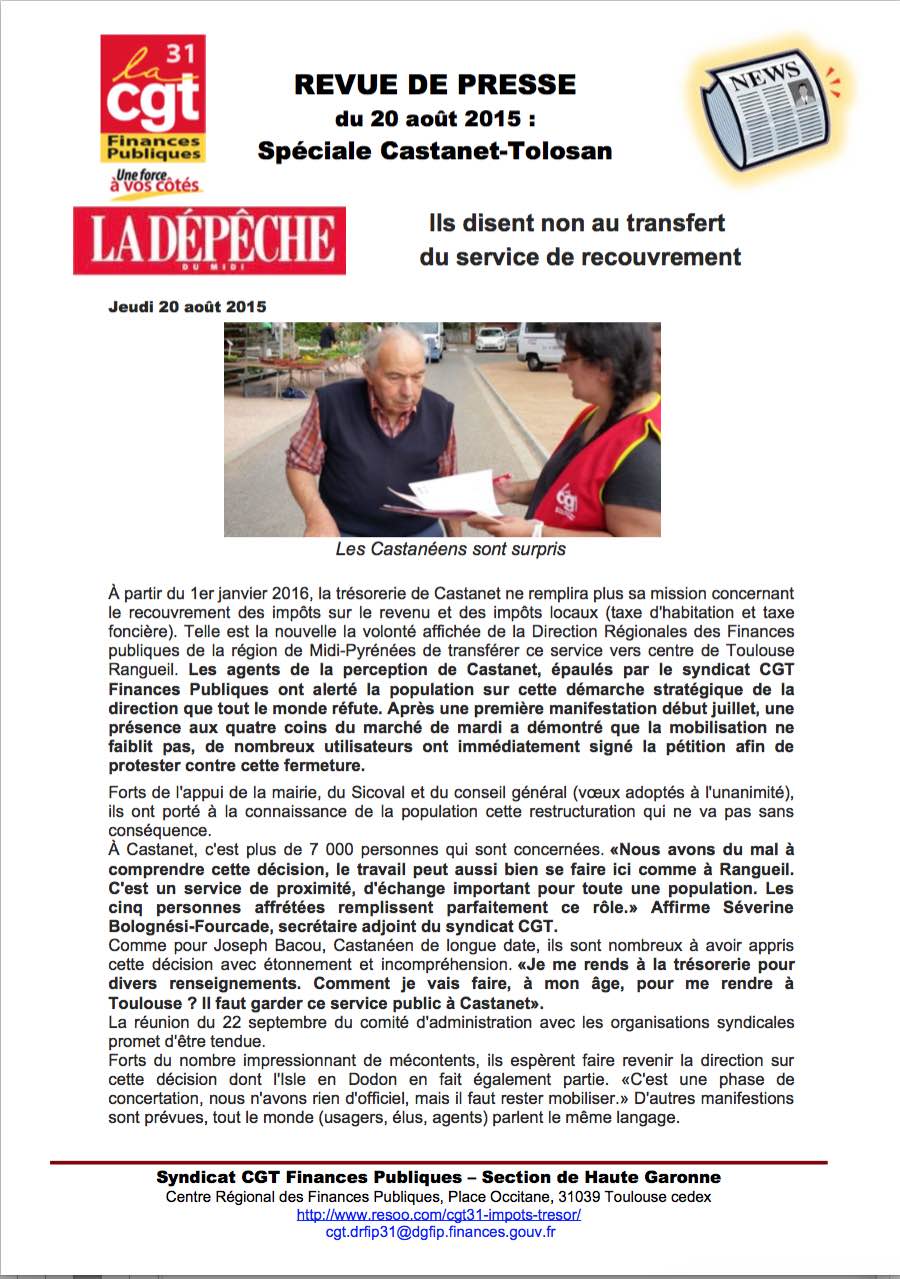 accès à la revue de presse