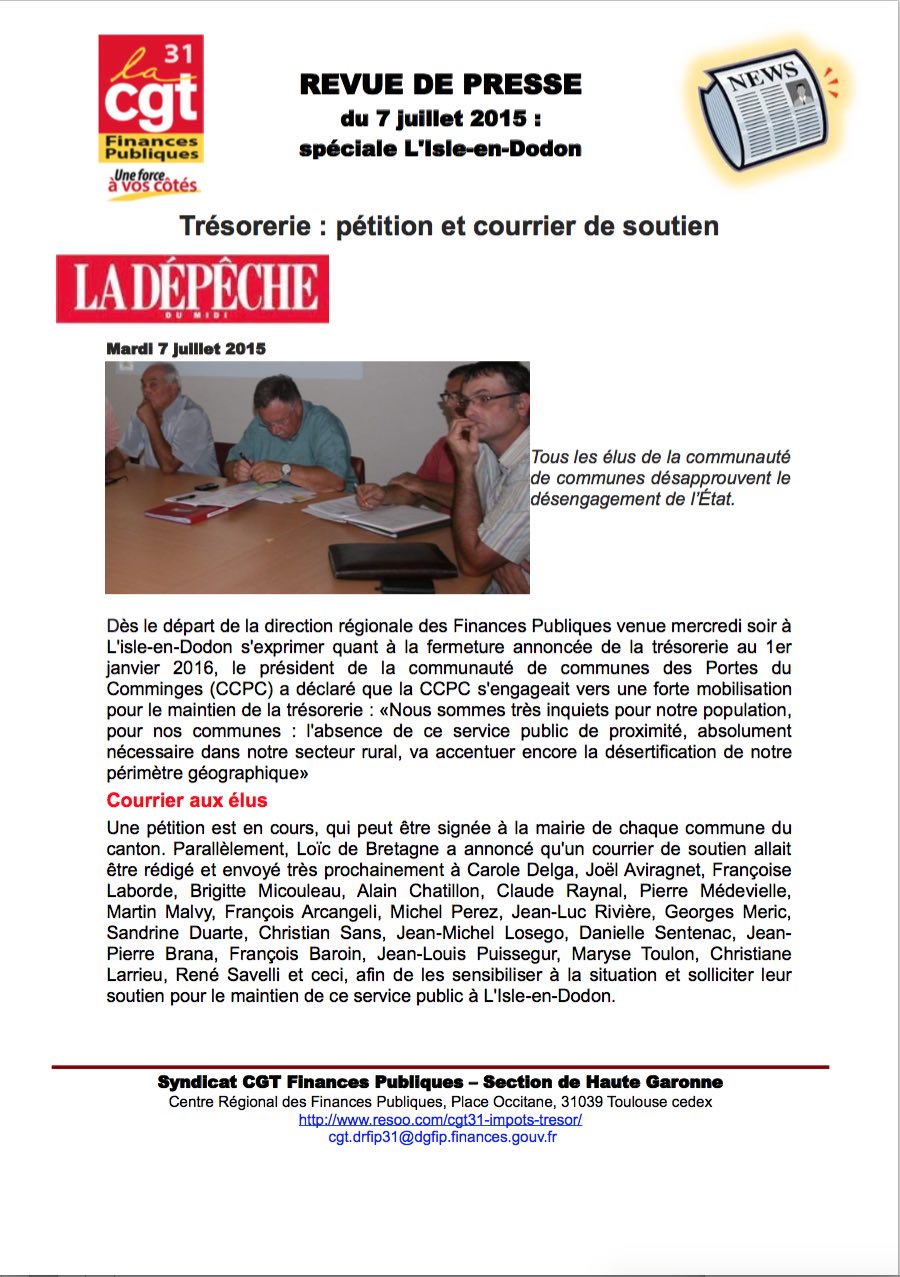 accès à la revue de presse
