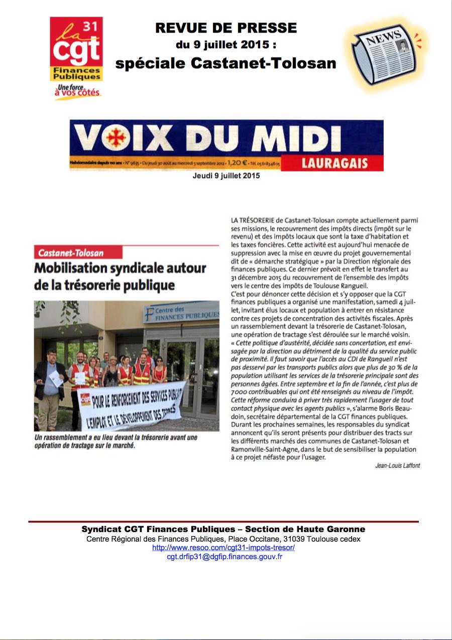accès à la revue de presse