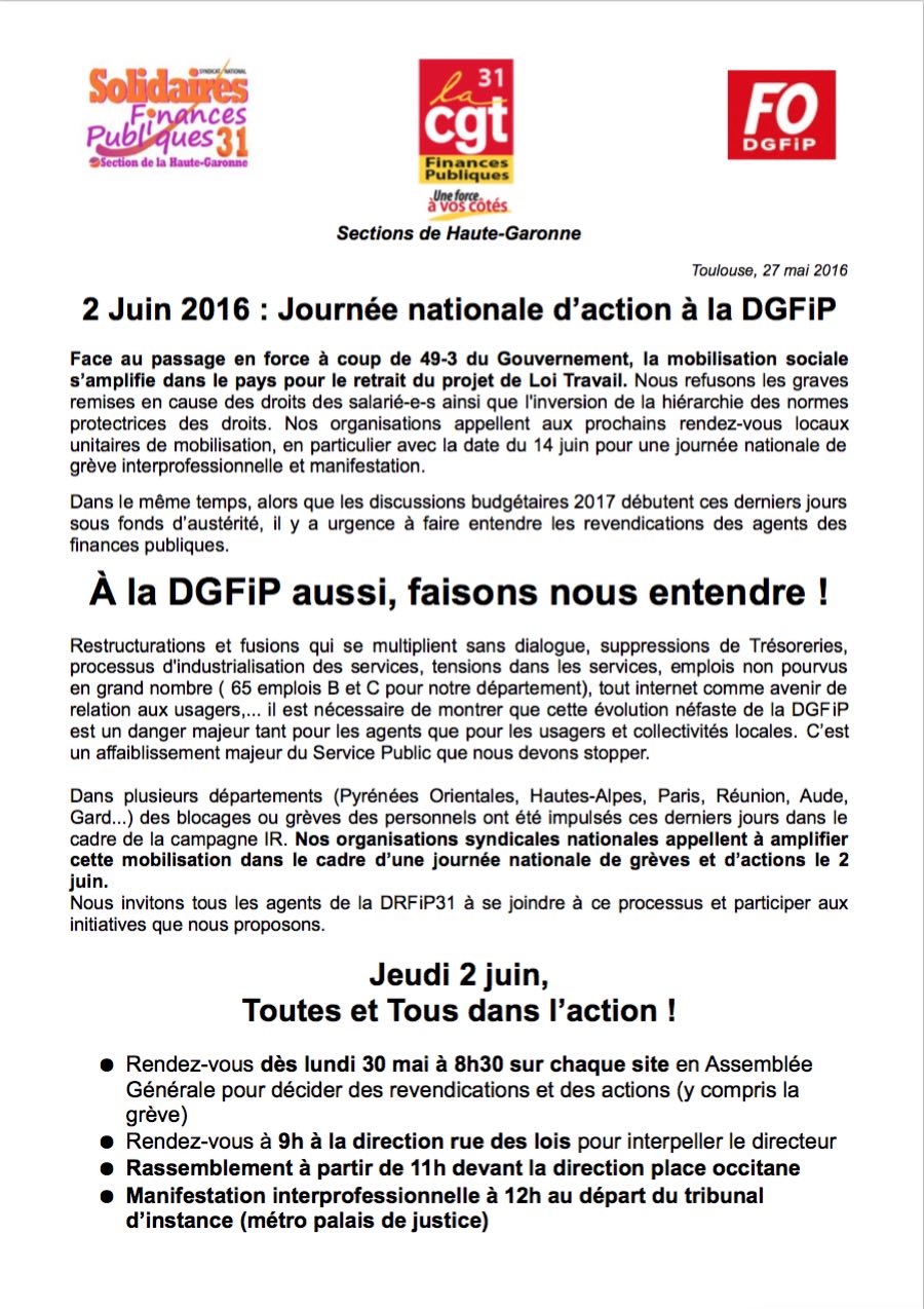 accès au tract