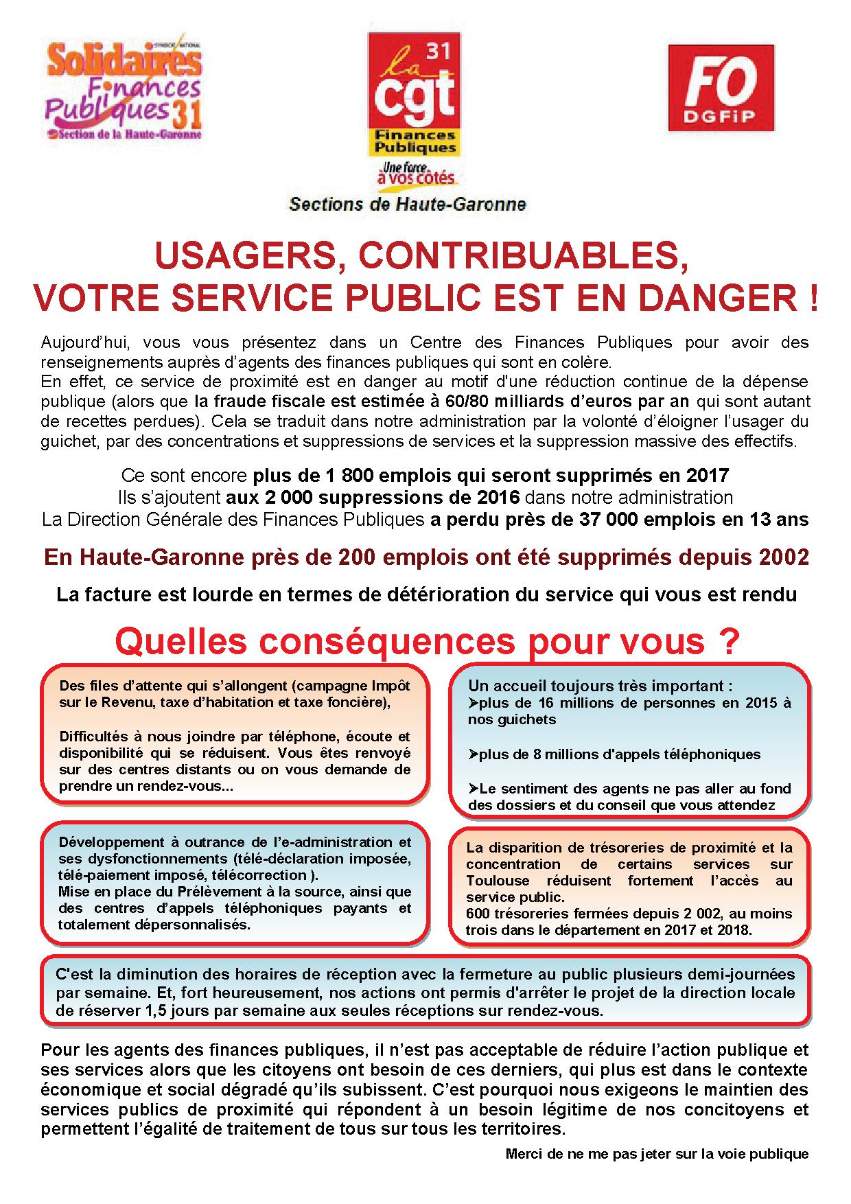 accès au tract