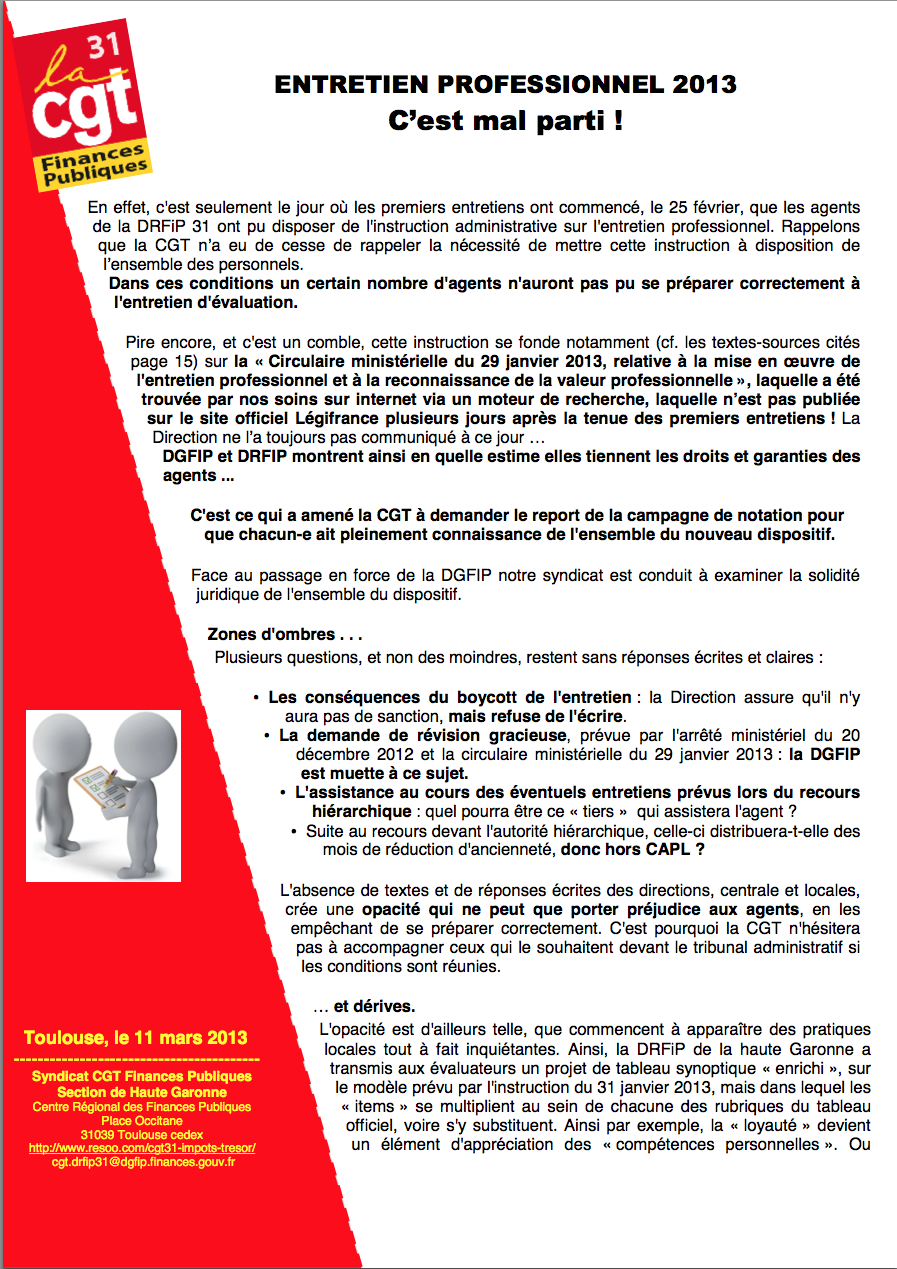 accès au tract