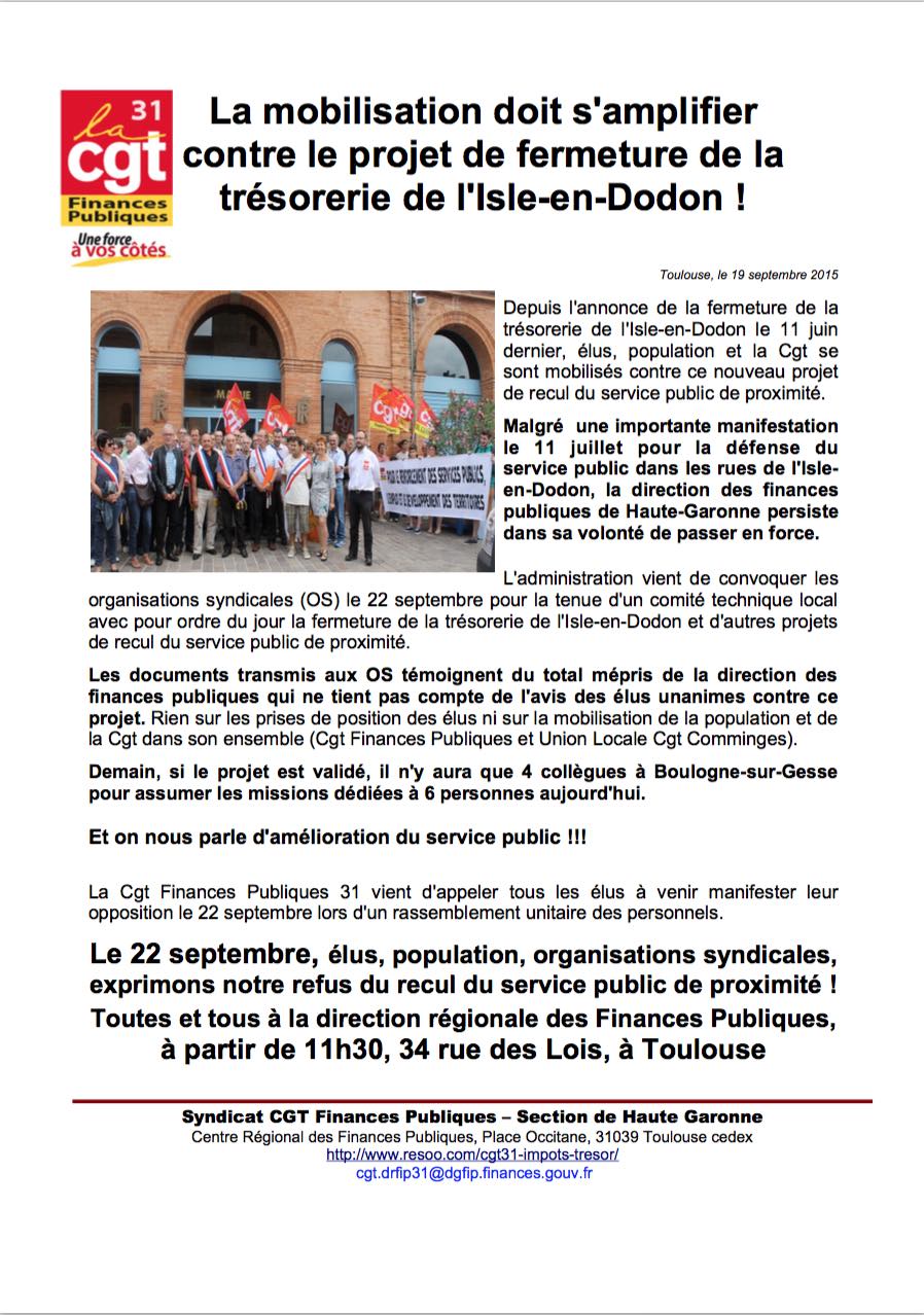 accès au tract