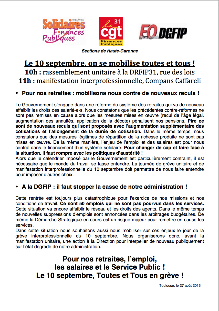 accès au tract